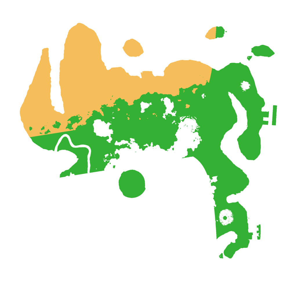 Biome Rust Map: Procedural Map, Size: 3000, Seed: 684703786