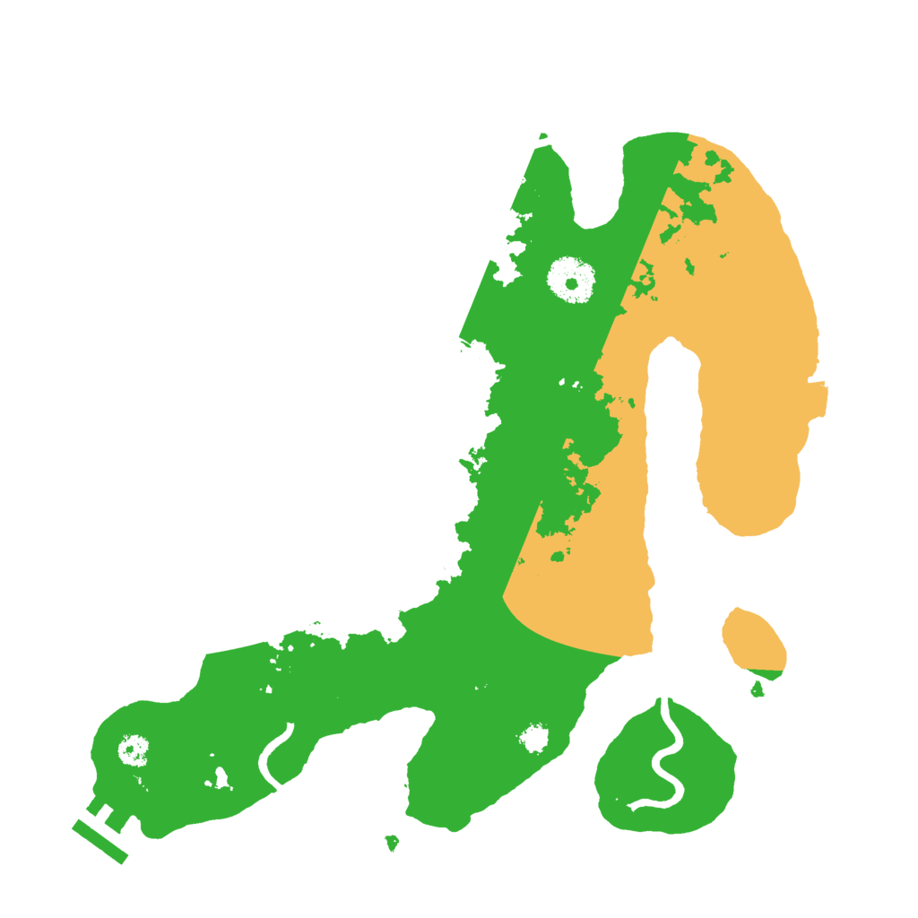 Biome Rust Map: Procedural Map, Size: 3000, Seed: 973047954