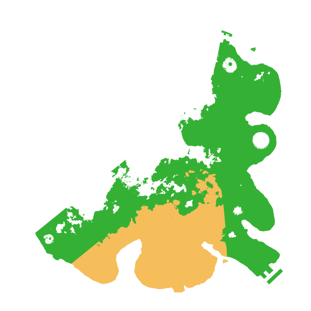 Biome Rust Map: Procedural Map, Size: 3300, Seed: 72640653