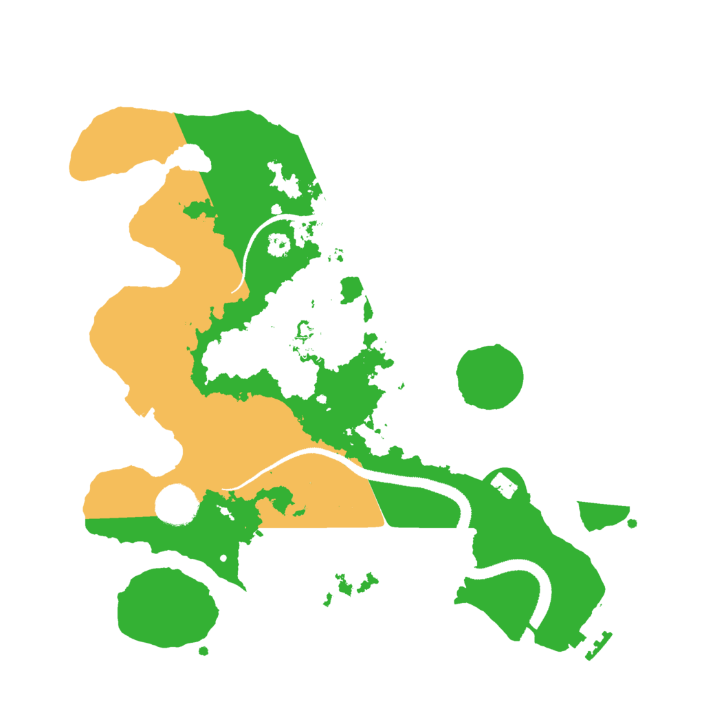 Biome Rust Map: Procedural Map, Size: 3000, Seed: 1790444578