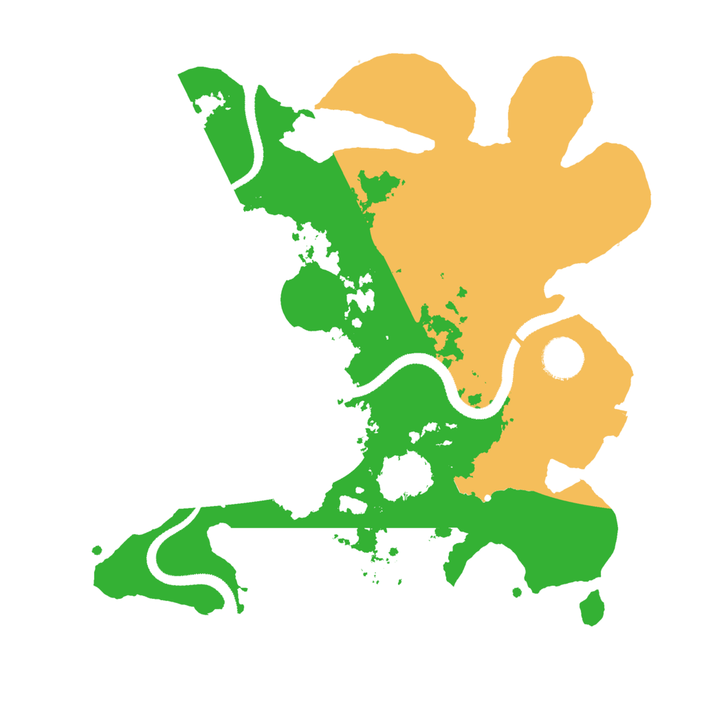 Biome Rust Map: Procedural Map, Size: 3000, Seed: 1789959133