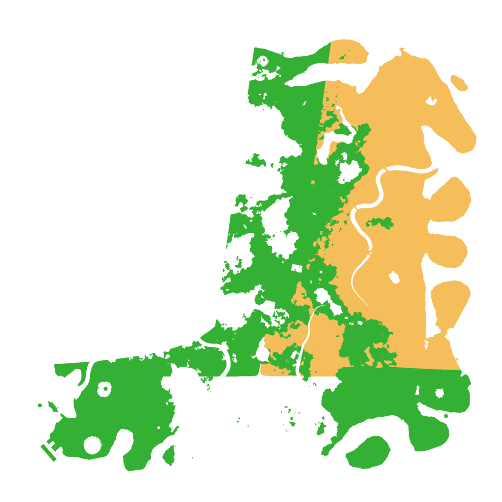 Biome Rust Map: Procedural Map, Size: 5000, Seed: 1351634261