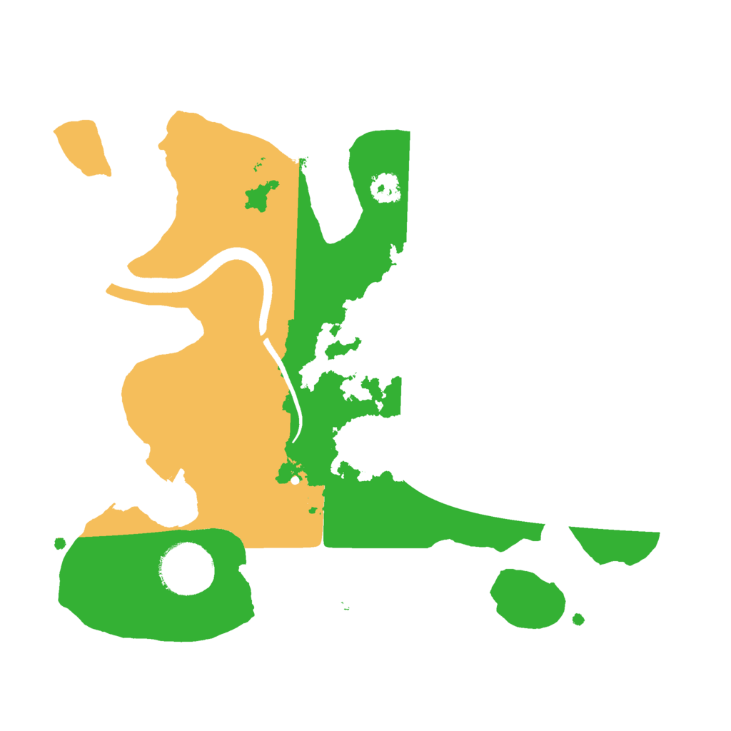 Biome Rust Map: Procedural Map, Size: 2500, Seed: 244031742