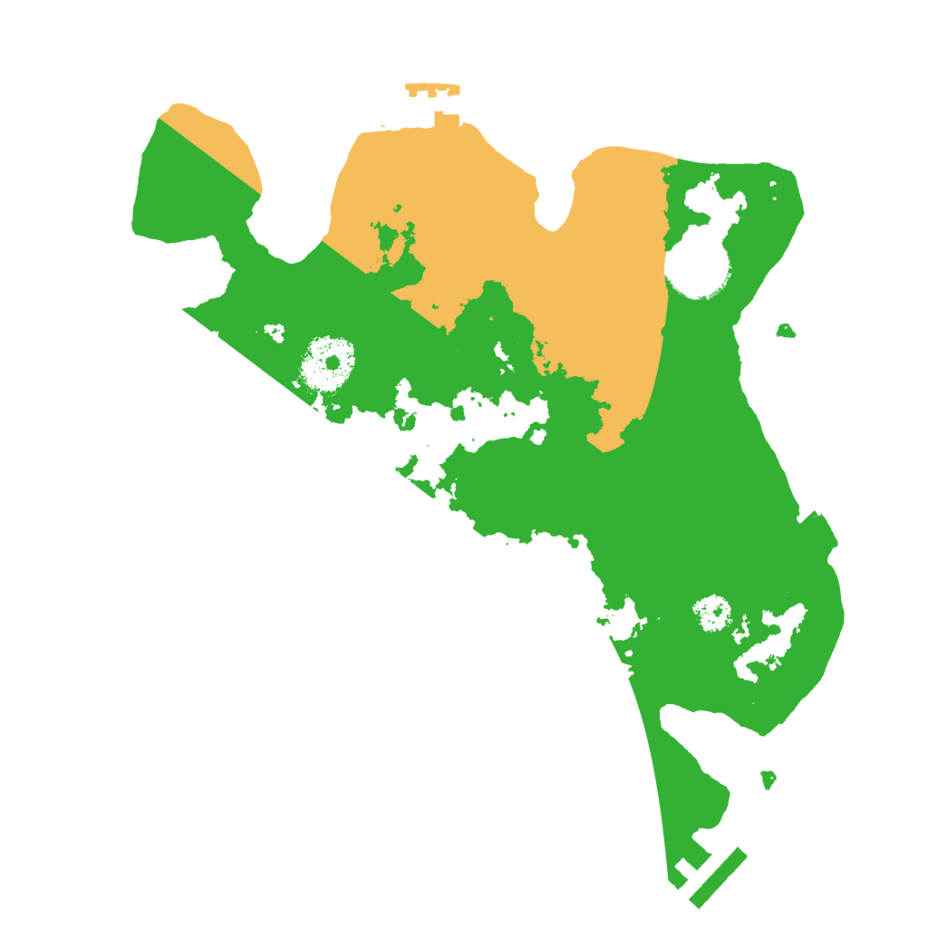 Biome Rust Map: Procedural Map, Size: 2600, Seed: 8140297