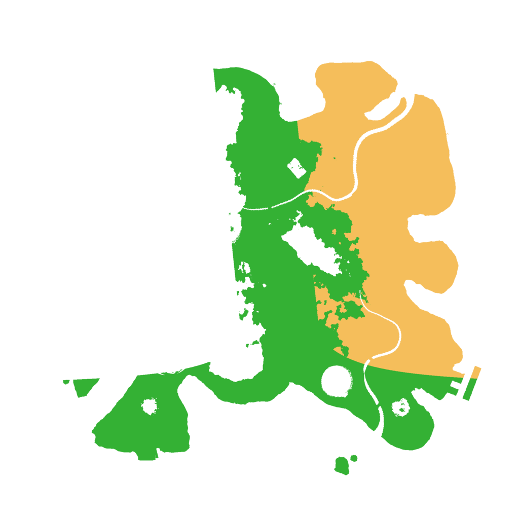 Biome Rust Map: Procedural Map, Size: 3000, Seed: 8140243