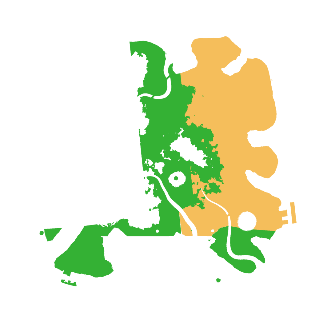Biome Rust Map: Procedural Map, Size: 3000, Seed: 8140243