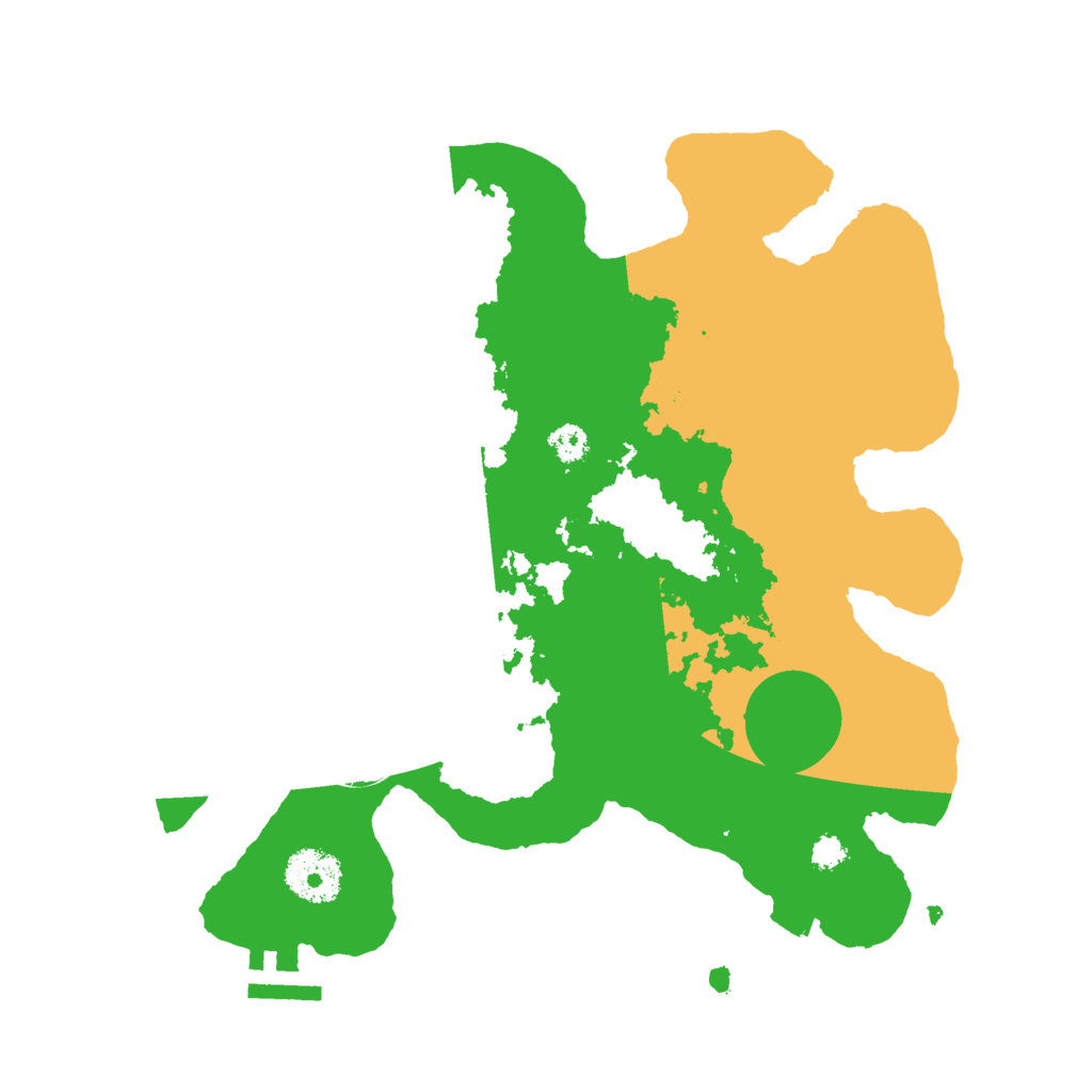 Biome Rust Map: Procedural Map, Size: 3000, Seed: 8140243