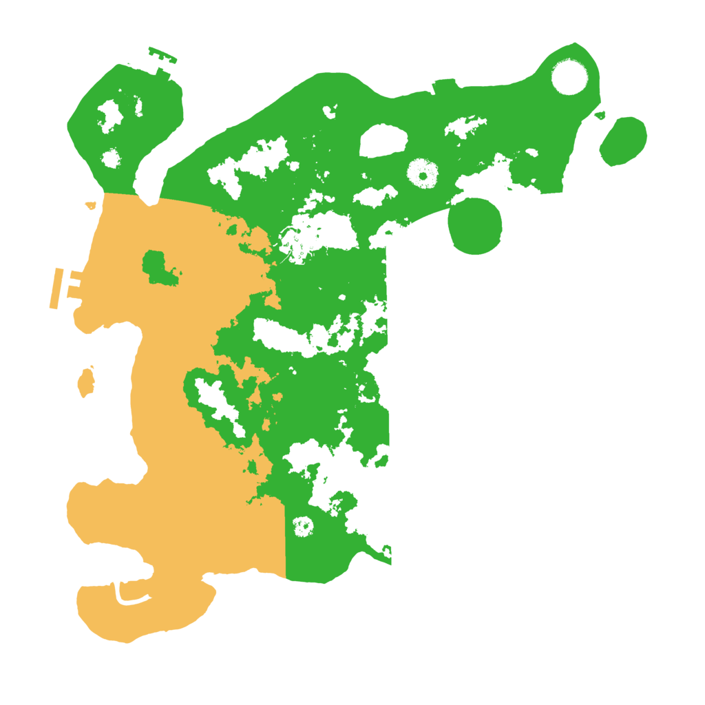 Biome Rust Map: Procedural Map, Size: 3500, Seed: 8723456