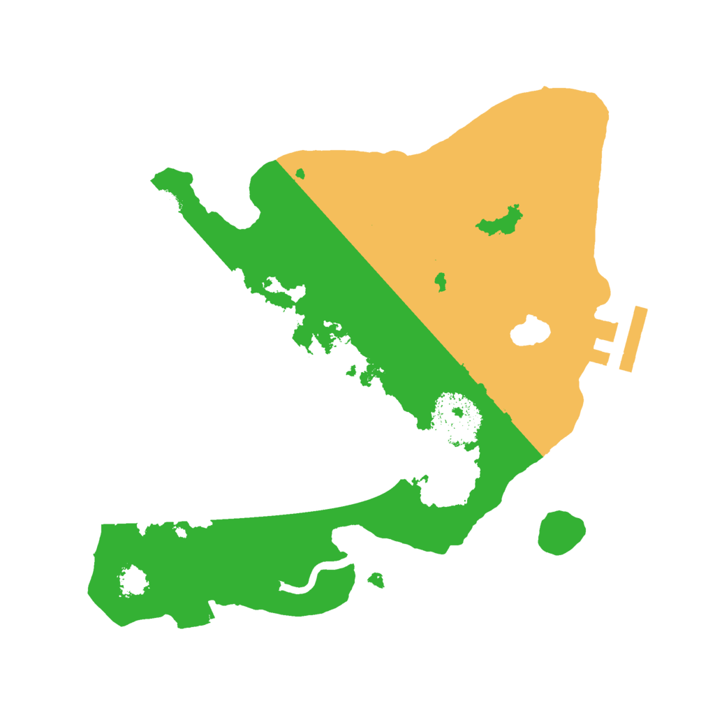 Biome Rust Map: Procedural Map, Size: 2200, Seed: 651675203