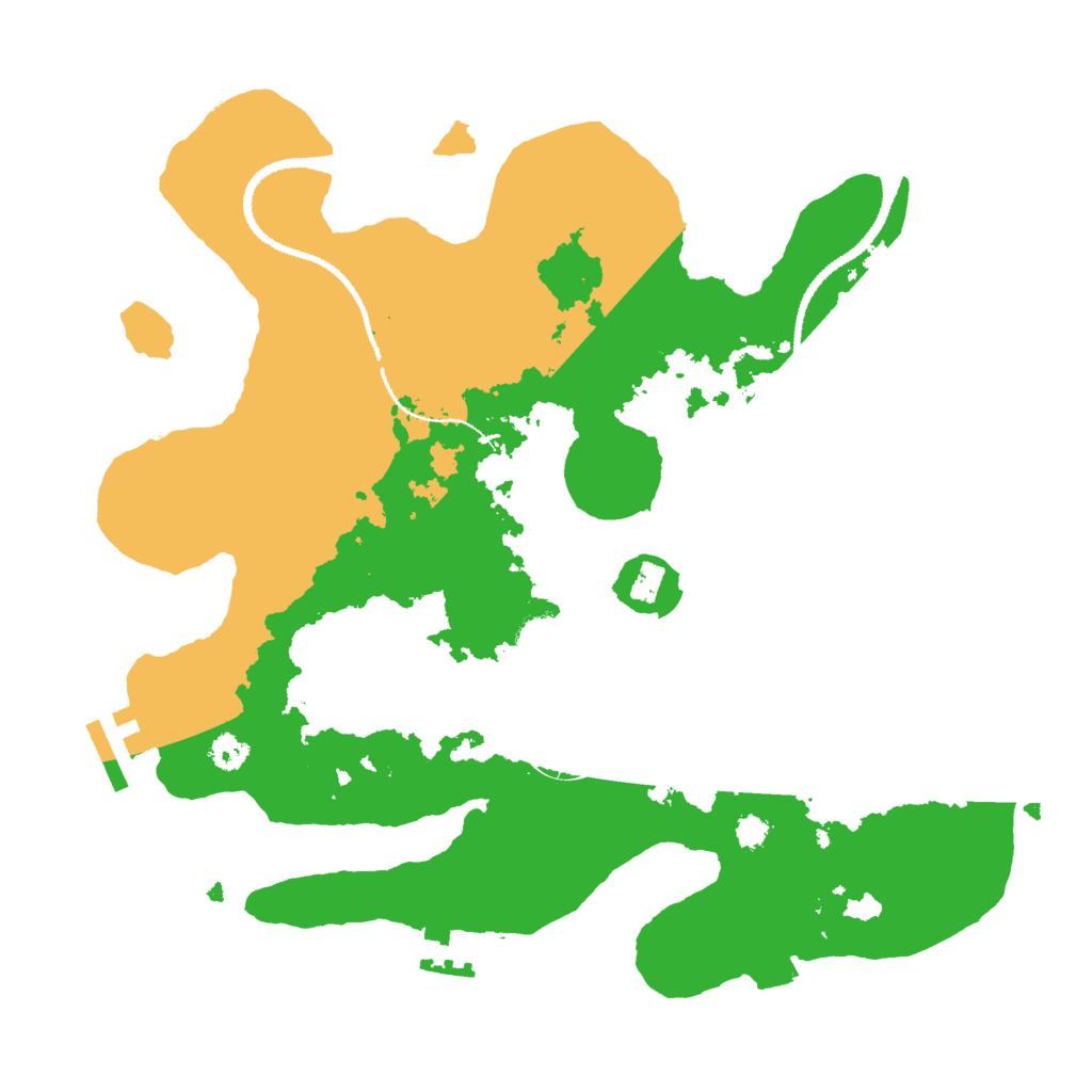 Biome Rust Map: Procedural Map, Size: 3000, Seed: 1745675402