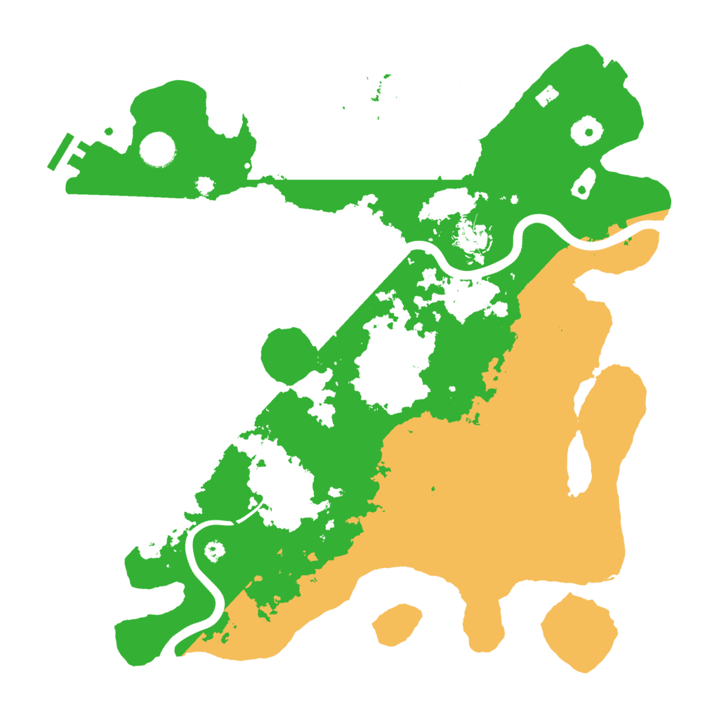 Biome Rust Map: Procedural Map, Size: 3600, Seed: 2199