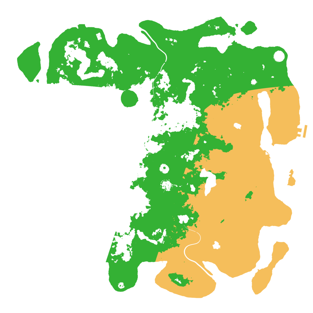 Biome Rust Map: Procedural Map, Size: 5000, Seed: 919