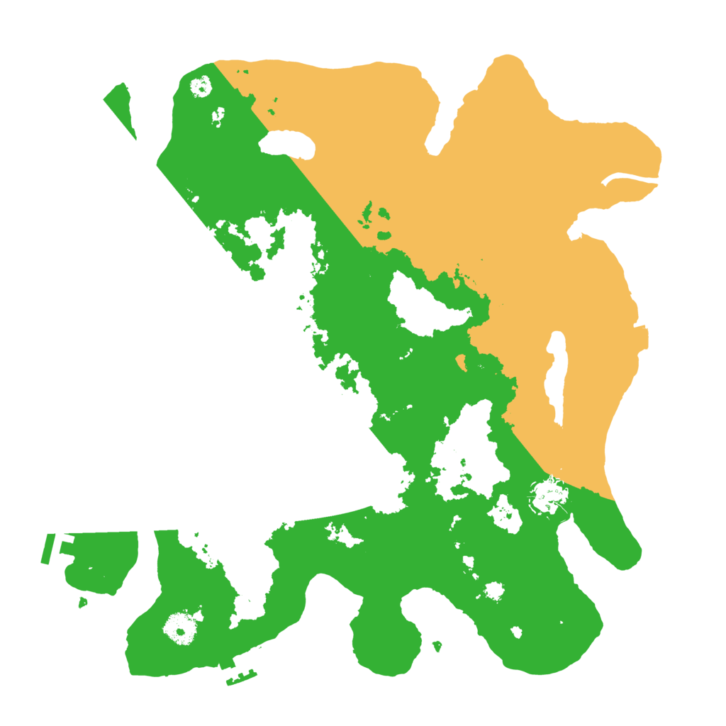 Biome Rust Map: Procedural Map, Size: 3500, Seed: 1538216052