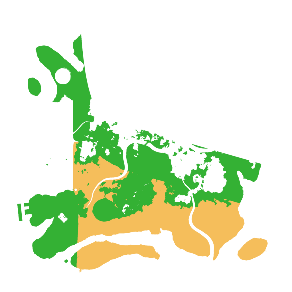Biome Rust Map: Procedural Map, Size: 3400, Seed: 89232