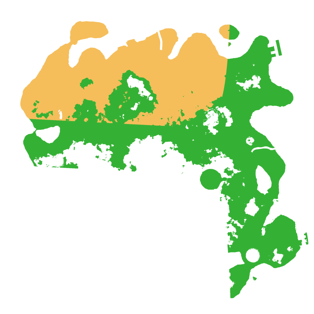 Biome Rust Map: Procedural Map, Size: 4000, Seed: 337270525