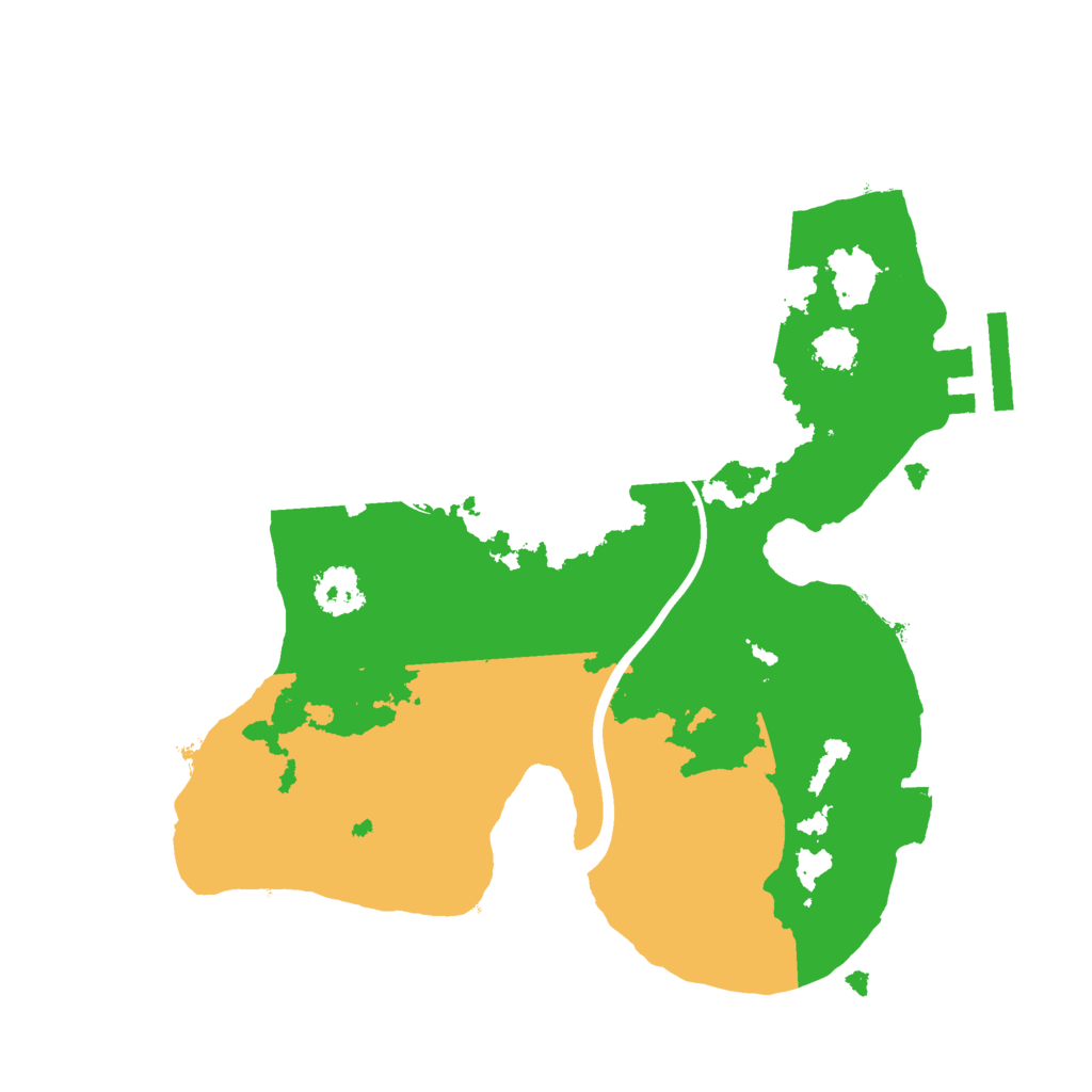 Biome Rust Map: Procedural Map, Size: 2250, Seed: 2129645312