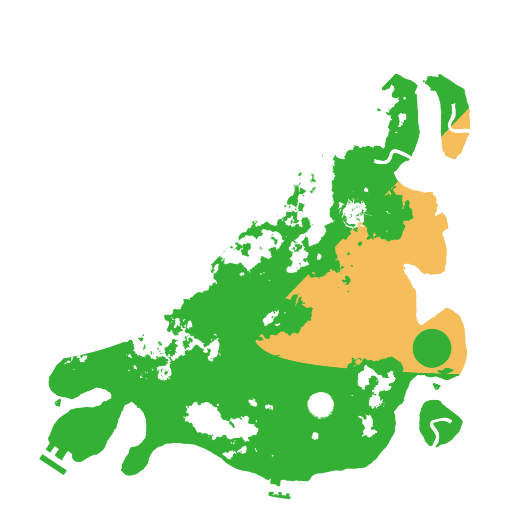 Biome Rust Map: Procedural Map, Size: 3500, Seed: 967092503