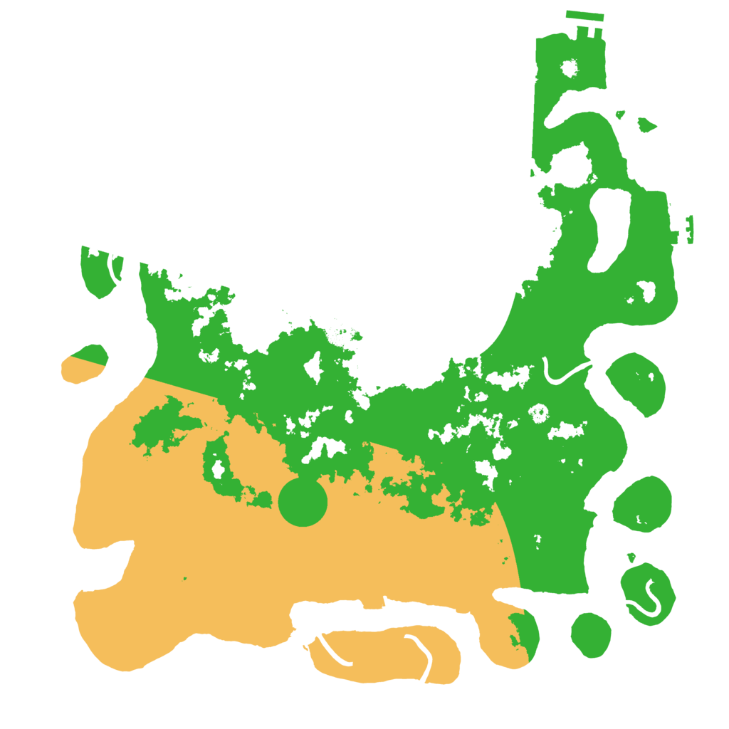 Biome Rust Map: Procedural Map, Size: 3900, Seed: 48241603