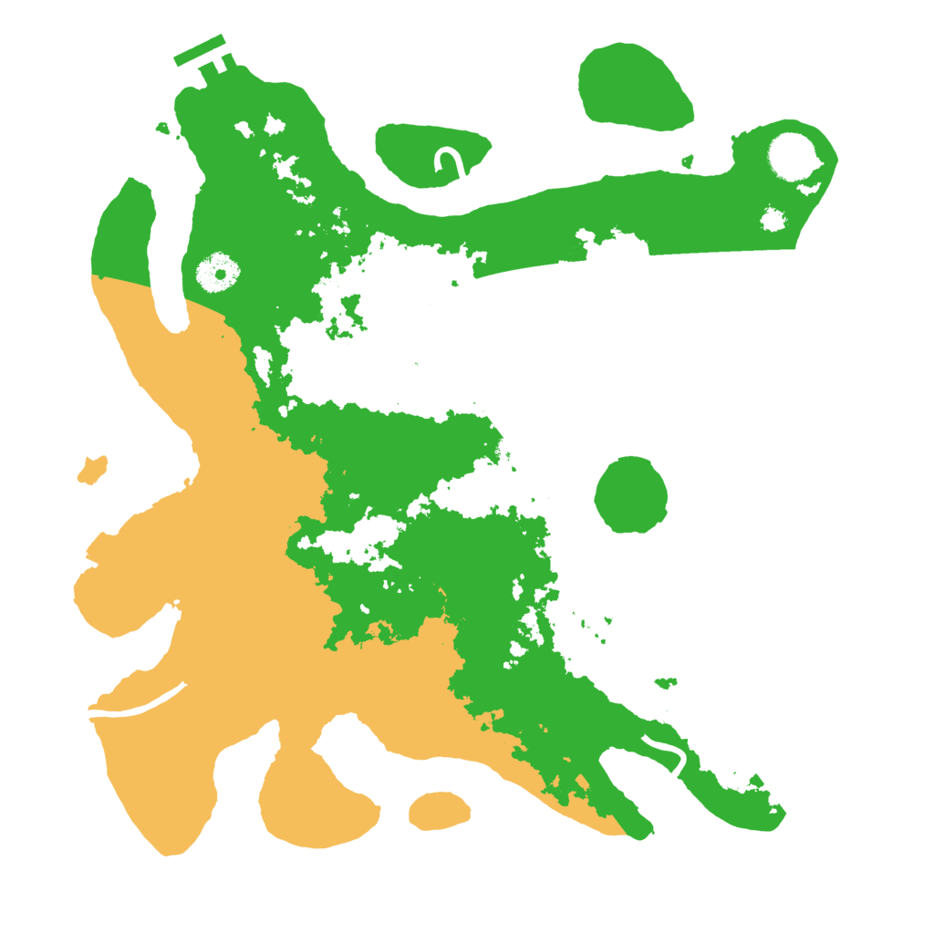 Biome Rust Map: Procedural Map, Size: 3500, Seed: 872171443