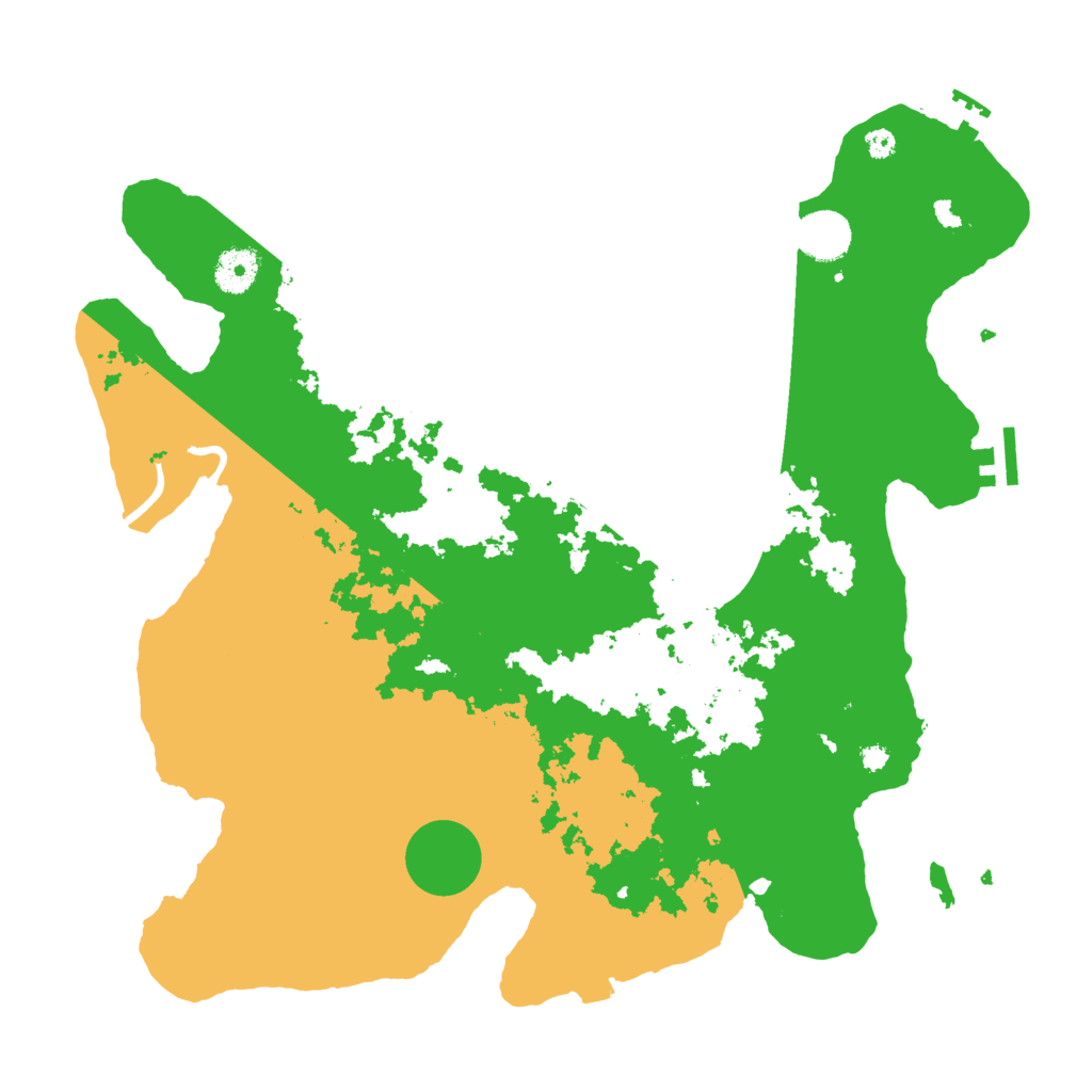 Biome Rust Map: Procedural Map, Size: 3800, Seed: 32719