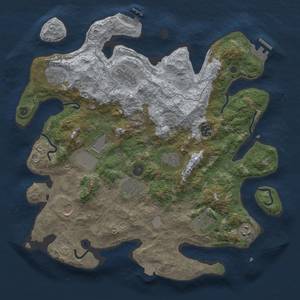 Thumbnail Rust Map: Procedural Map, Size: 3800, Seed: 71932, 18 Monuments