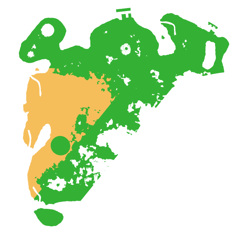 Biome Rust Map: Procedural Map, Size: 3500, Seed: 1438615267