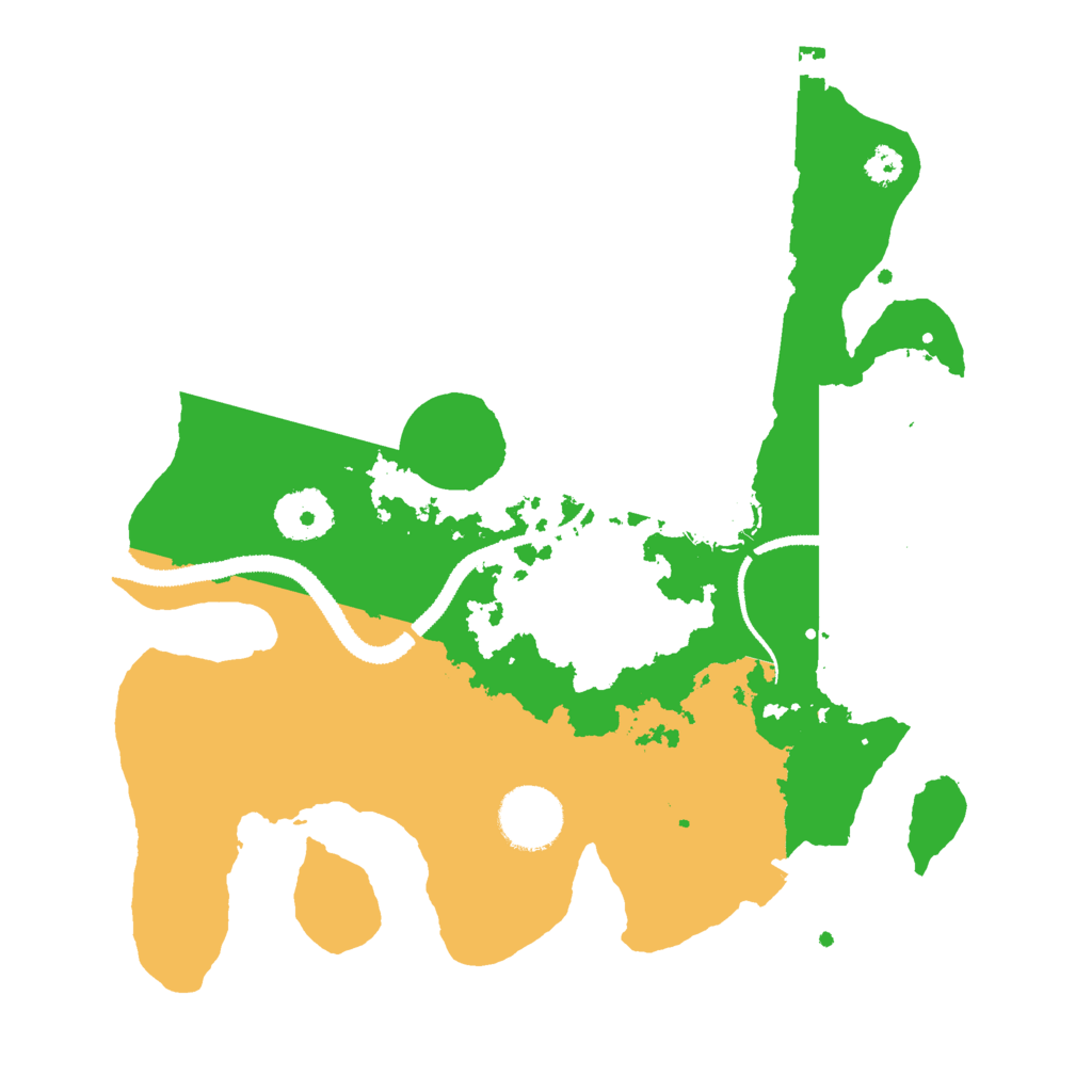 Biome Rust Map: Procedural Map, Size: 3000, Seed: 9592