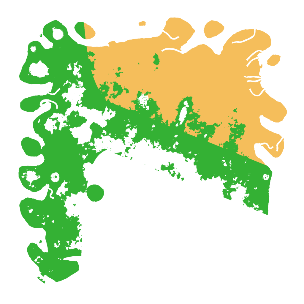 Biome Rust Map: Procedural Map, Size: 5000, Seed: 3107