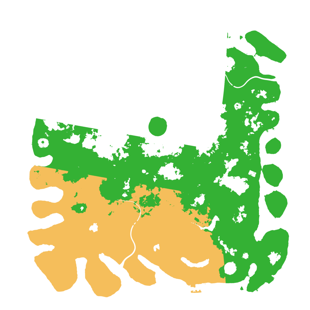 Biome Rust Map: Procedural Map, Size: 4500, Seed: 700159541