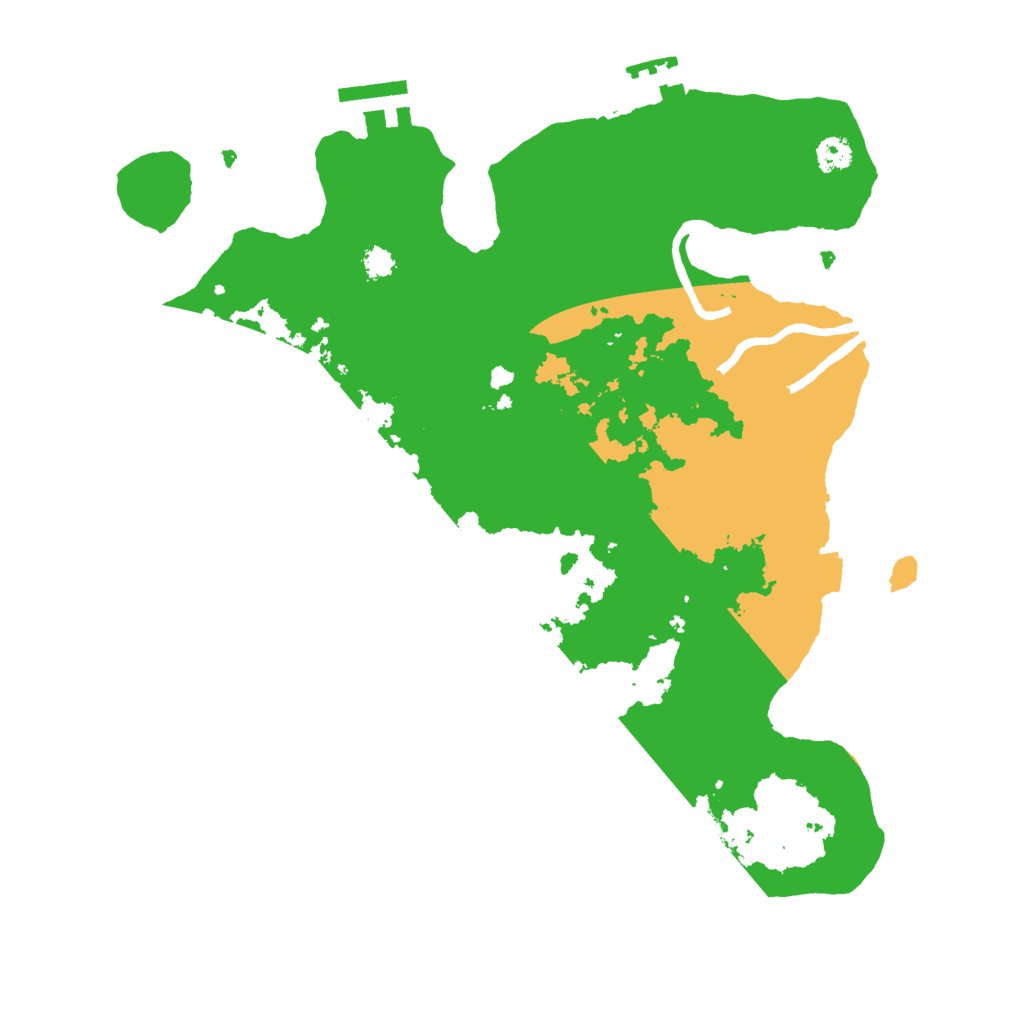 Biome Rust Map: Procedural Map, Size: 3000, Seed: 13578