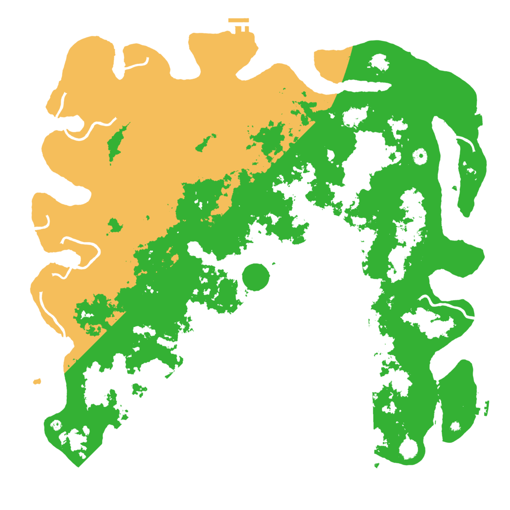 Biome Rust Map: Procedural Map, Size: 5000, Seed: 71