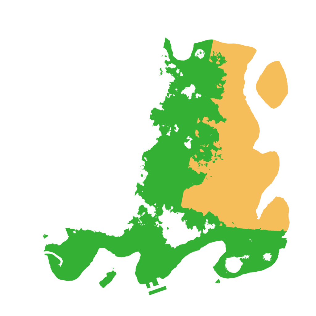 Biome Rust Map: Procedural Map, Size: 3500, Seed: 906202836