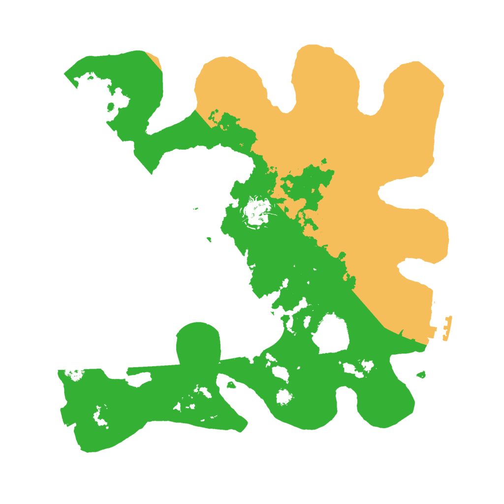 Biome Rust Map: Procedural Map, Size: 3000, Seed: 1949899391