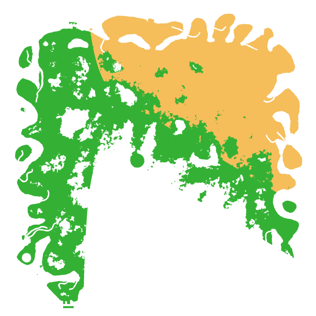 Biome Rust Map: Procedural Map, Size: 6000, Seed: 9048