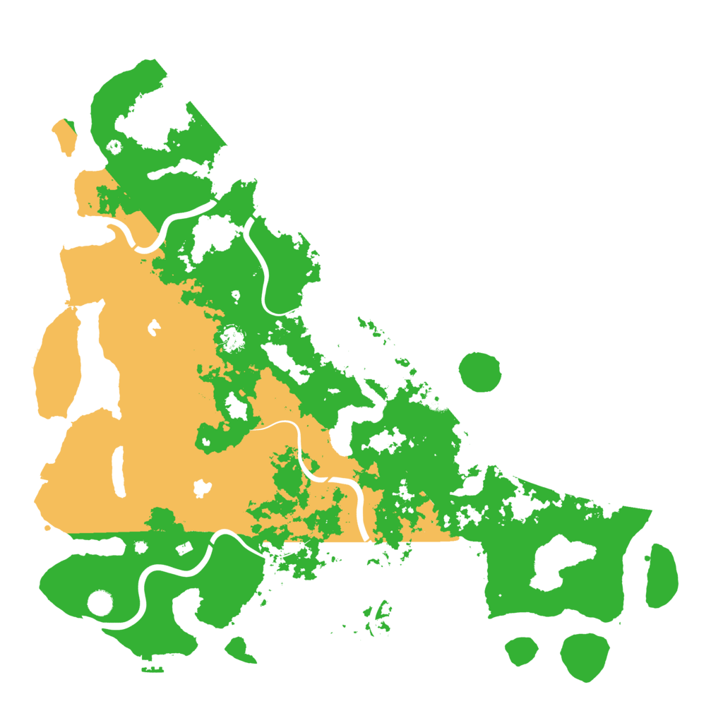 Biome Rust Map: Procedural Map, Size: 5001, Seed: 1234567890