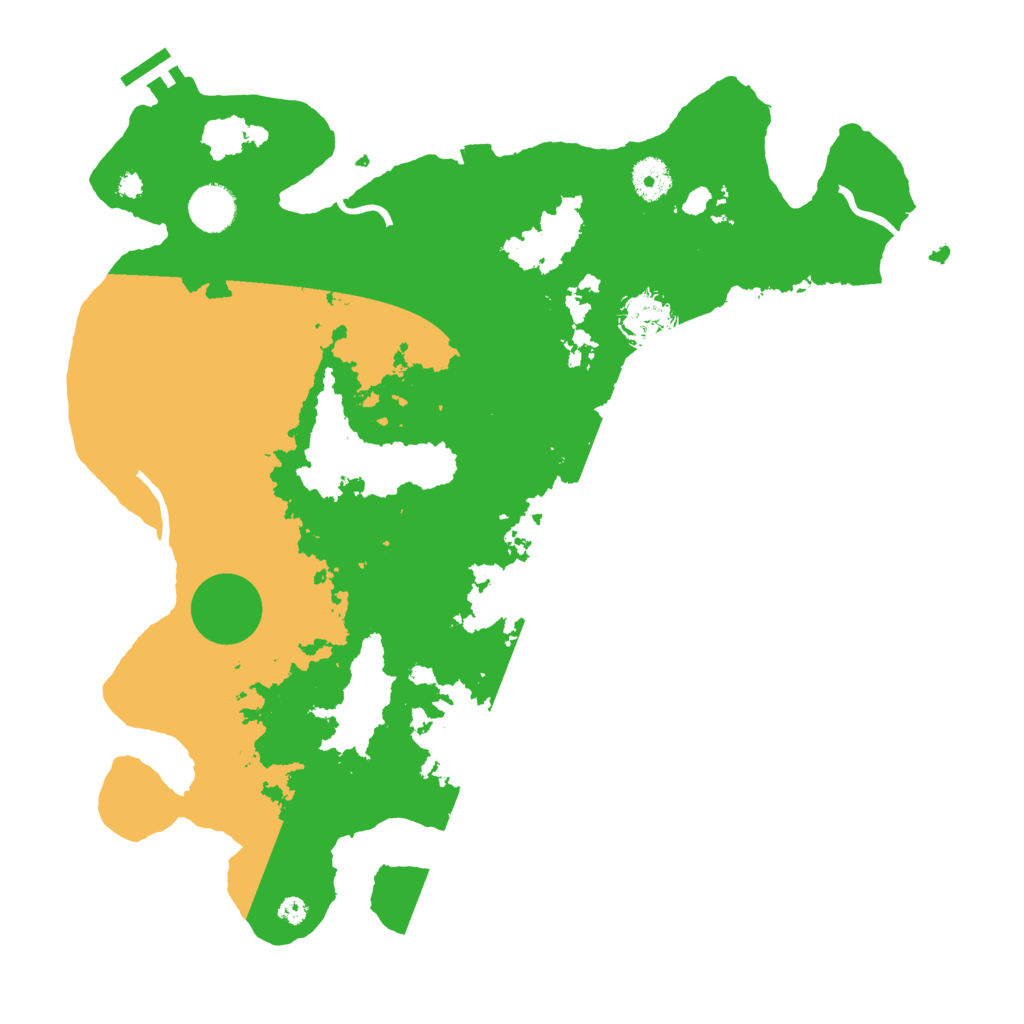 Biome Rust Map: Procedural Map, Size: 3800, Seed: 931699492