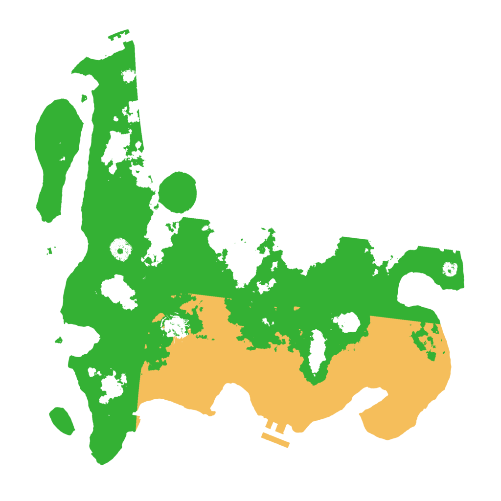 Biome Rust Map: Procedural Map, Size: 3500, Seed: 1968525711