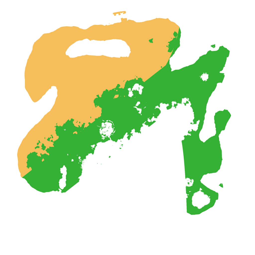 Biome Rust Map: Procedural Map, Size: 3000, Seed: 24478
