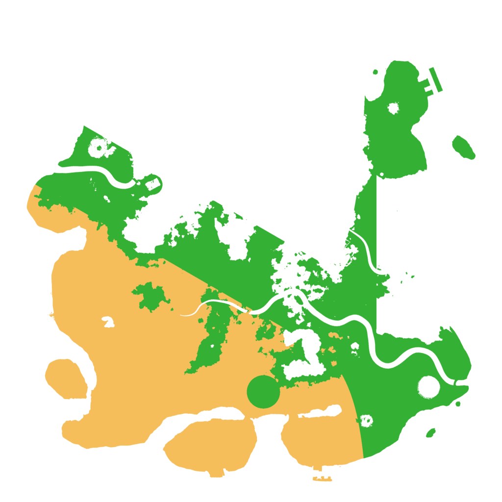 Biome Rust Map: Procedural Map, Size: 4000, Seed: 52835255