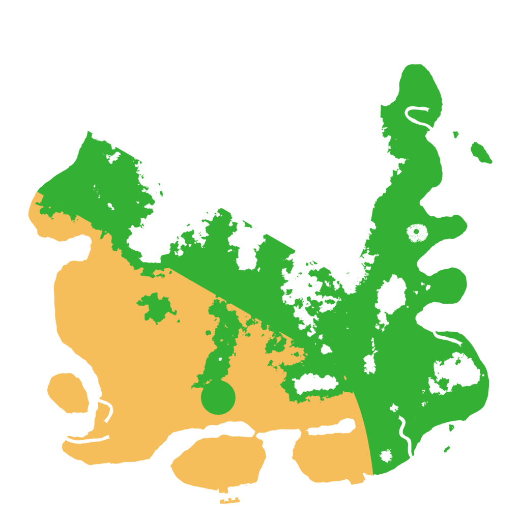 Biome Rust Map: Procedural Map, Size: 4000, Seed: 52835255