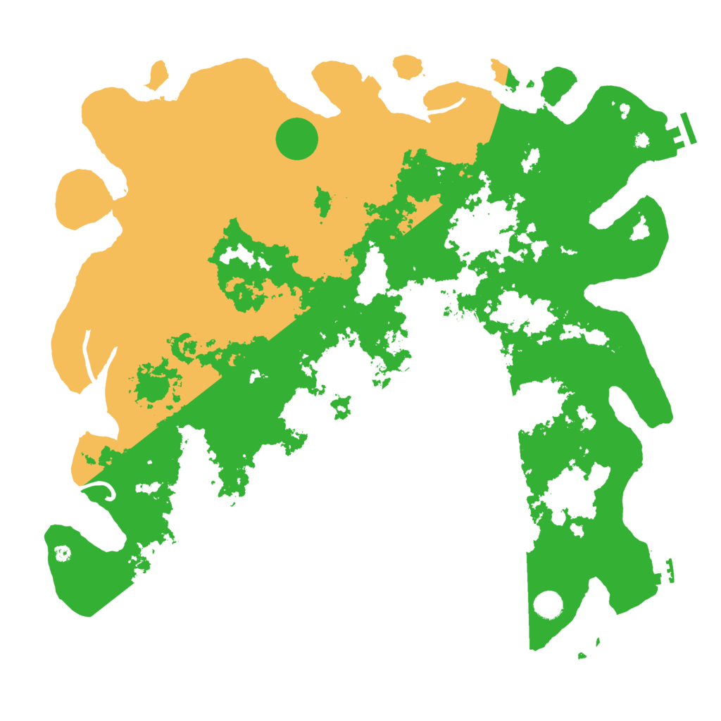 Biome Rust Map: Procedural Map, Size: 4500, Seed: 948678385