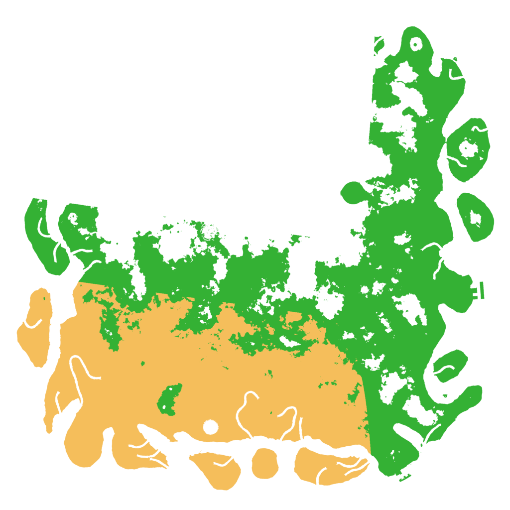 Biome Rust Map: Procedural Map, Size: 6000, Seed: 1950