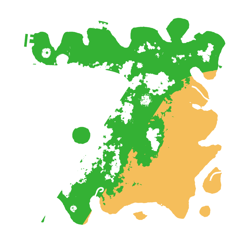 Biome Rust Map: Procedural Map, Size: 3800, Seed: 951204589