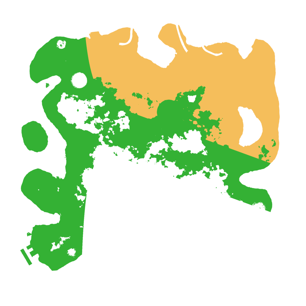 Biome Rust Map: Procedural Map, Size: 3500, Seed: 134800370