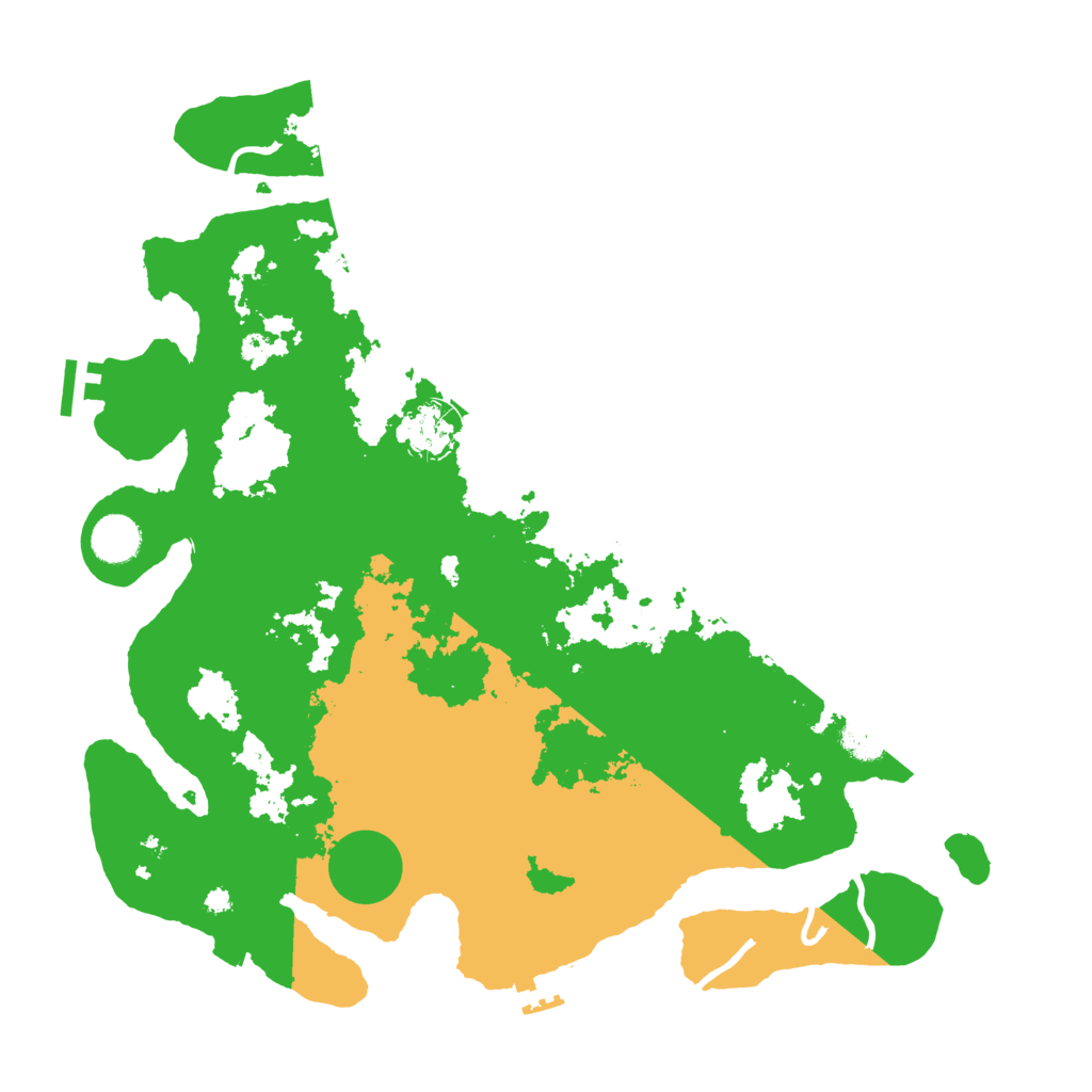 Biome Rust Map: Procedural Map, Size: 3900, Seed: 15949