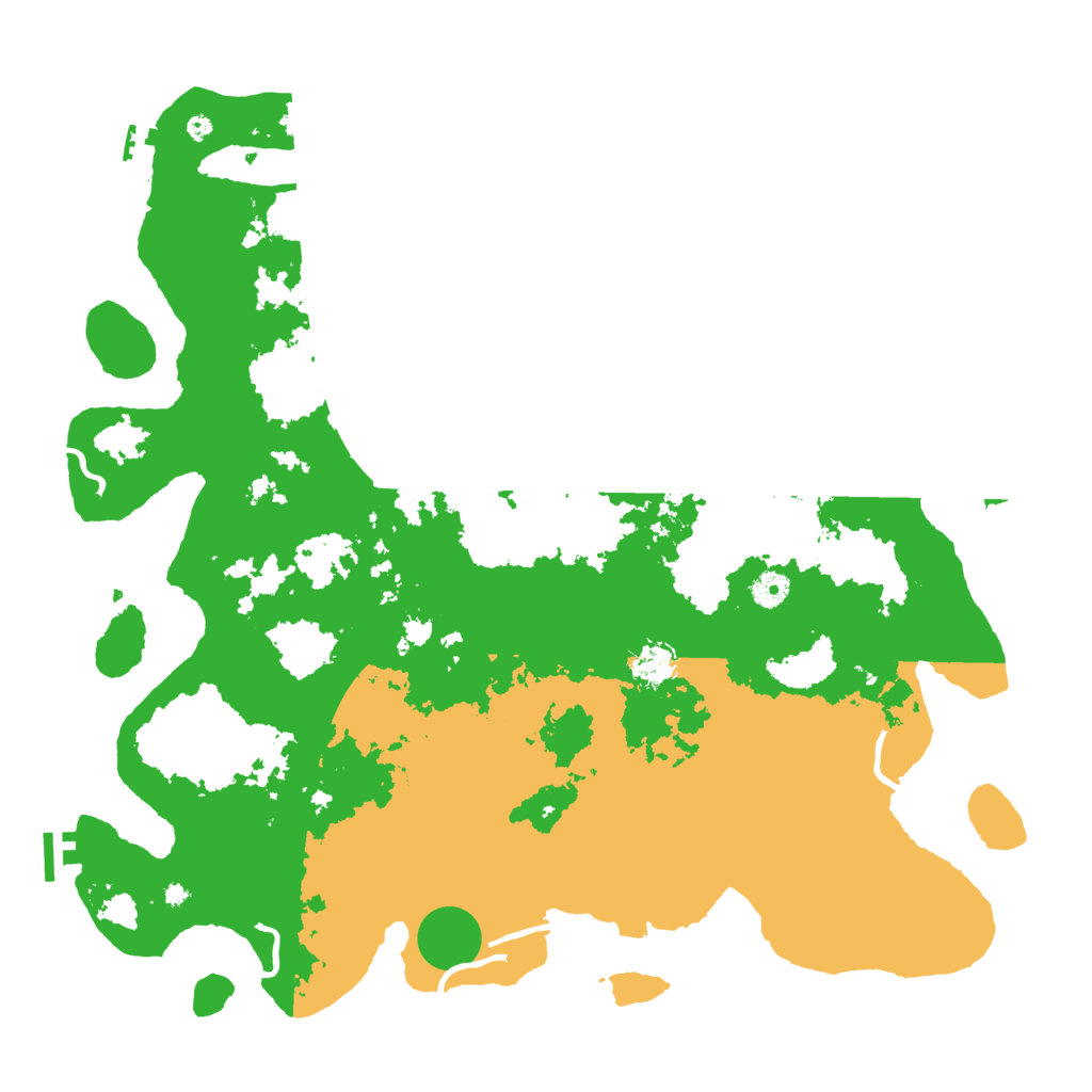 Biome Rust Map: Procedural Map, Size: 4500, Seed: 186793595