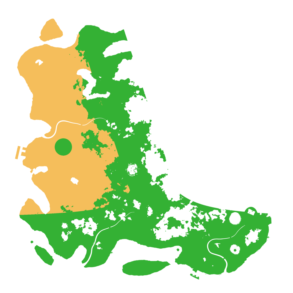 Biome Rust Map: Procedural Map, Size: 4500, Seed: 7389764