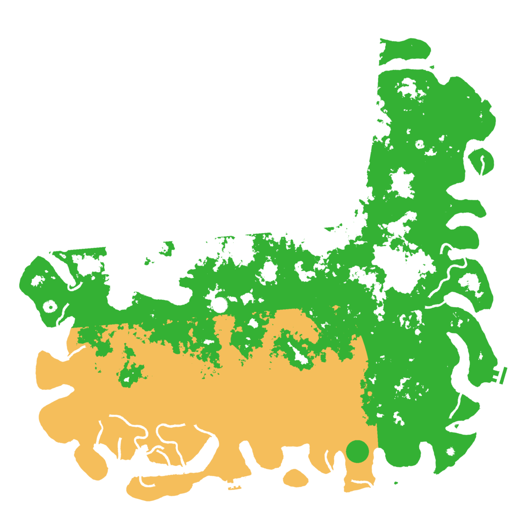 Biome Rust Map: Procedural Map, Size: 6000, Seed: 776434918