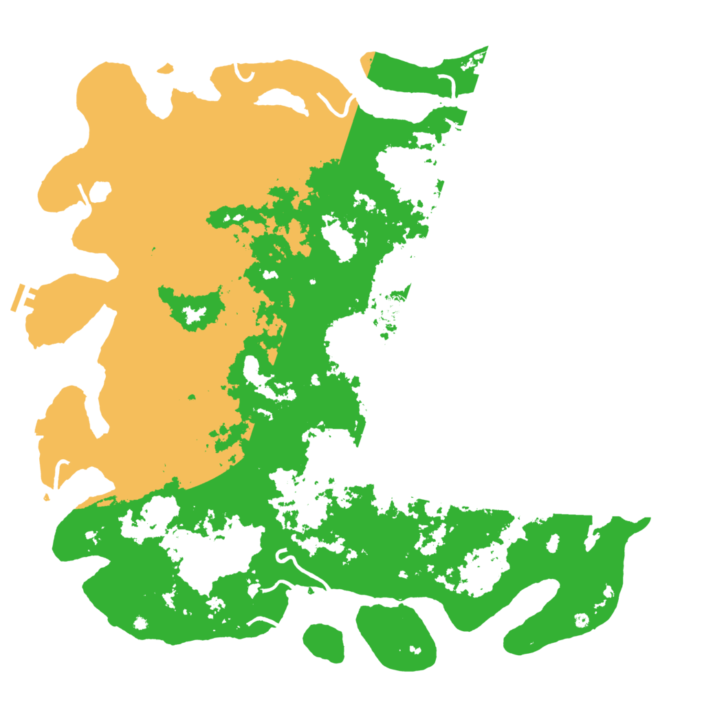 Biome Rust Map: Procedural Map, Size: 5000, Seed: 981089500