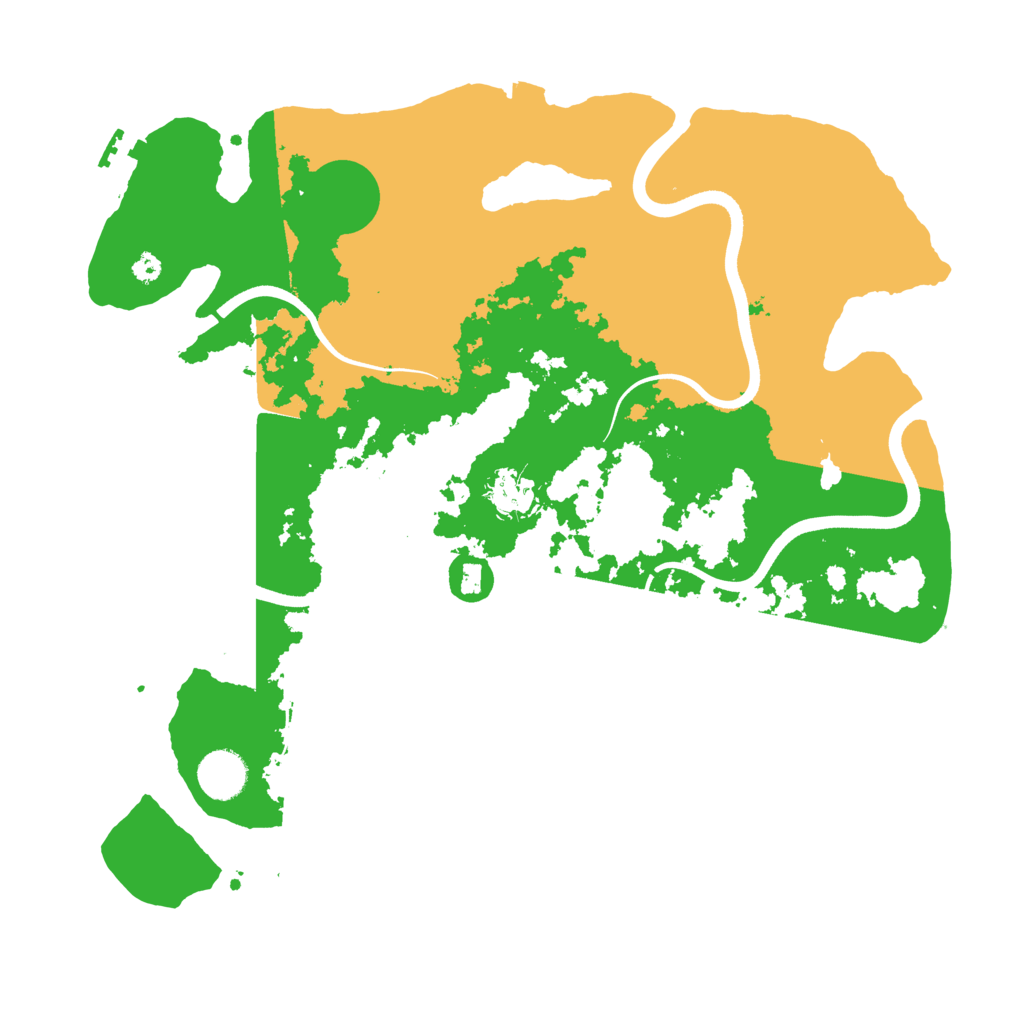 Biome Rust Map: Procedural Map, Size: 3650, Seed: 29764255